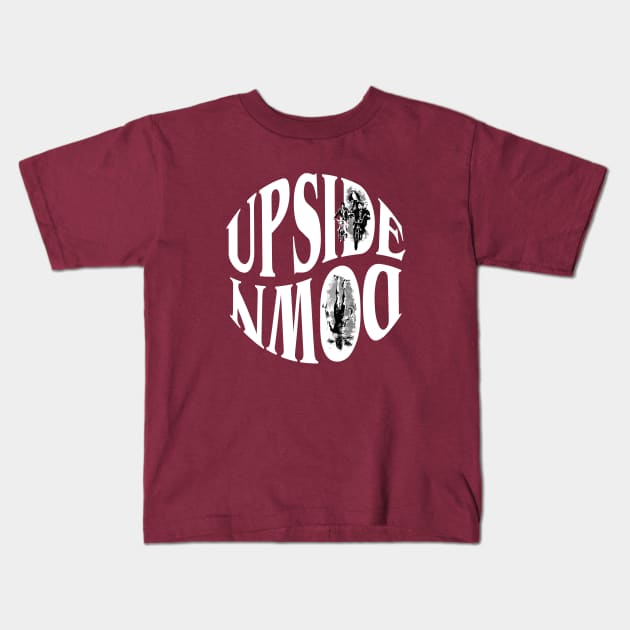 UPSIDE DOWN Kids T-Shirt by ALFBOCREATIVE